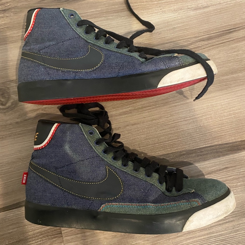 Nike blazer high top Mac Miller Selvedge denim